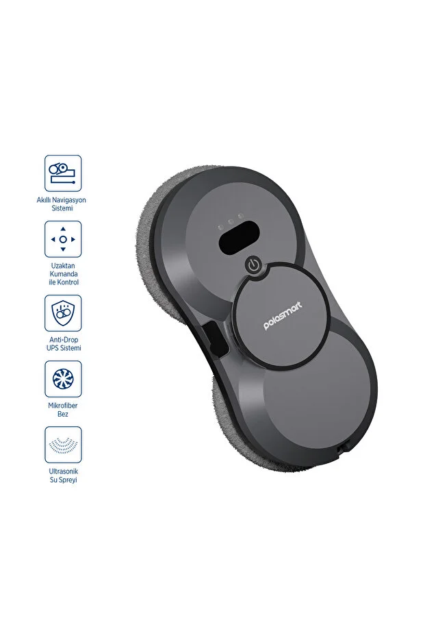 PSH22 Cam Temizleme Robotu Ultrasonik Su Spreyli Akıllı Navigasyonlu Uzaktan Kumandalı